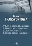 Firma transportowa, wydanie lipiec 2014 r.
