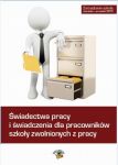 Świadectwa pracy i świadczenia dla pracowników szkoły zwolnionych z pracy