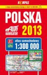 POLSKA 2013 ATLAS SAMOCHODOWY 1:300 000